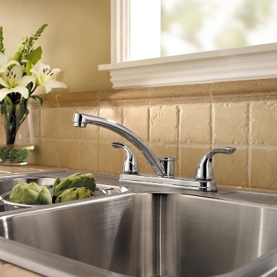 Pfister Delton Kitchen Faucet Polished Chrome, LF-035-3THC, Retail:$109.00 Loc: B1 FINAL PRICE