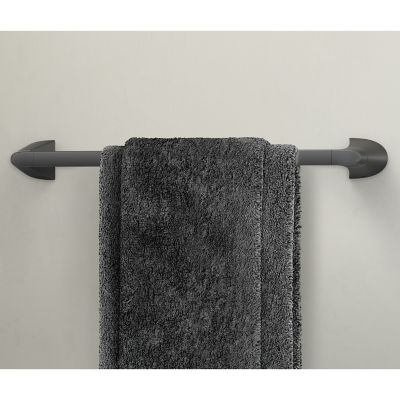Pfister Karci 24-in Towel Bar Bath Accessory Matte Black, BTB-KA2B Retail:$41.48, Loc: A5, FINAL PRICE