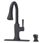 Pfister Kroft Kitchen Faucet Matte Black,  F-529-7KFB - Retail:$283.38.00 Loc: B3 FINAL PRICE