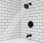 Pfister Ladera Bath Tub/Shower Matte Black, 8P8-WS2-LRSB Retail:$232.00 Loc: B2 FINAL PRICE