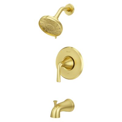 Pfister Ladera 1-Handle Tub & Shower Faucet in Brushed Gold, 8P8-WS2-LRSBG Loc: B1 Msrp:$299.00