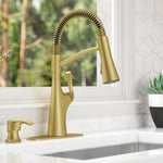 Pfister Ladera Kitchen Faucet Brushed Gold, F-529-7LRCBG - Retail:$600.00, Loc: B8, FINAL PRICE