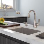 Pfister Lima 1-Handle Kitchen Faucet w/Soap Dispenser in Spot Defense Stainless Steel, F-072-7LMGS, Loc: B1, MSRP: $223.00