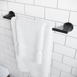 Pfister Pfirst Modern 18-in Towel Bar Bath Accessory Matte Black, BTB-PFM1B Retail: $64.00, Loc: B6, FINAL PRICE