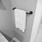 Pfister Woodbury 18-in Towel Bar Bath Accessory Tuscan Bronze, BTB-WD1YY Retail: $58.00, Loc: B3, FINAL PRICE