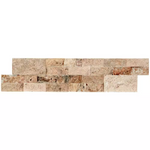 Picasso Splitface 6x24 Ledger Panel Travertine Wall Tile, LHDPNLTPIC624, 6sf, 6 pcs, 19.05mm, 54 lbs, FINAL PRICE: $4.99/sf, $29.94/box + Tax