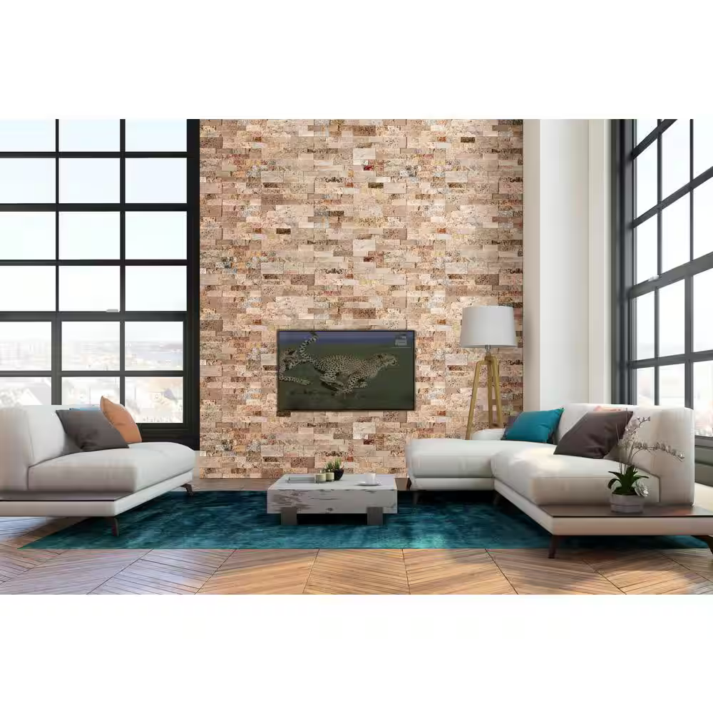 Picasso Splitface 6x24 Ledger Panel Travertine Wall Tile, LHDPNLTPIC624, 6sf, 6 pcs, 19.05mm, 54 lbs, FINAL PRICE: $4.99/sf, $29.94/box + Tax