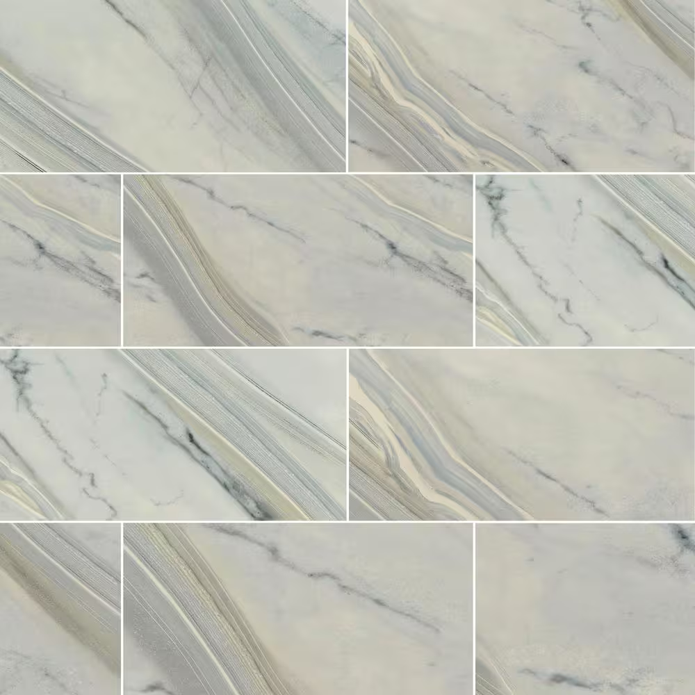 Pismo Dune Beige 16x32 Polished Porcelain Marble Look Floor and Wall Tile, NHDPISDUN1632P, 14.2sf, 4 pcs, 9.9mm, 56 lbs, FINAL PRICE: $0.99/sf, $14.06/box + Tax