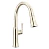 Delta Eldridge Single Handle Pull-Down Kitchen Faucet in Polished Nickel, 19842-PN-DST, MRSP: $382, FINAL PRICE: $ + TAX