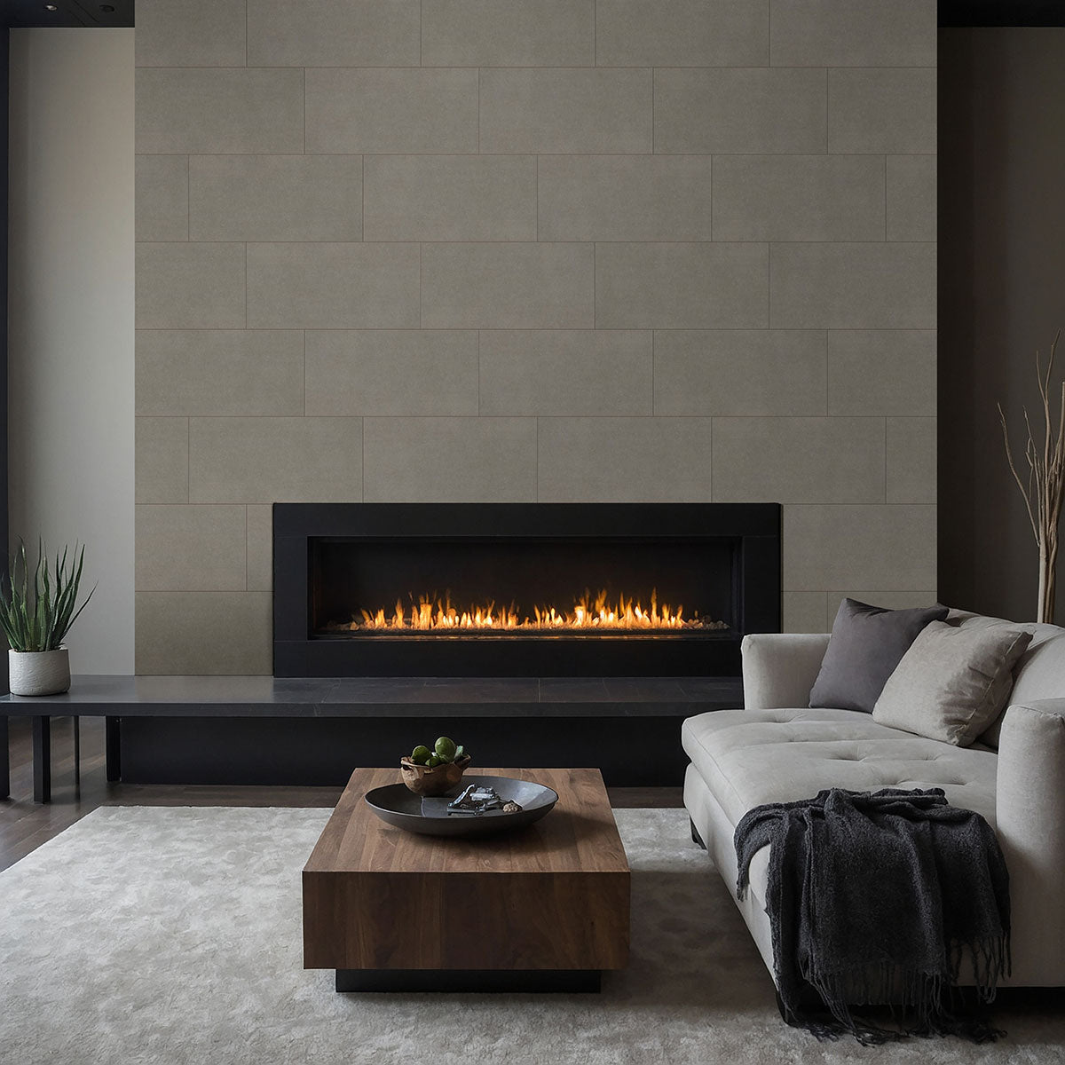 Gris 24x48 Matte Porcelain Stone Look Floor and Wall Tile, 16sf, 2pcs, 73 lbs, FINAL PRICE: $0.99/sf, $15.84/bx
