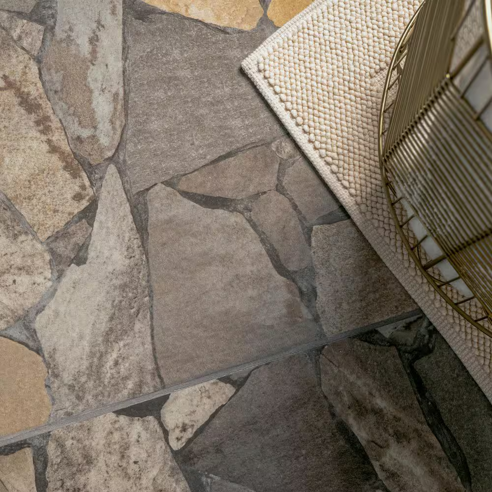 Quartzo Natural 24x24 Matte Stone Look Ceramic Square Tile, NPRQUANAT24X24, 8.9mm, 7pcs, 80.64 lbs, 27.13sf, Retail: $1.45/sf, FINAL PRICE: $0.79/sf, $21.43 + Tax
