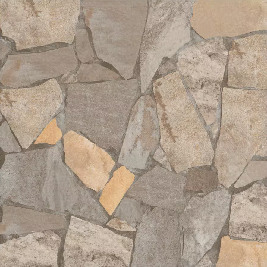Quartzo Natural 24x24 Matte Stone Look Ceramic Square Tile, NPRQUANAT24X24, 8.9mm, 7pcs, 80.64 lbs, 27.13sf, Retail: $1.45/sf, FINAL PRICE: $0.79/sf, $21.43 + Tax