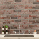Noble Red Clay Brick 10x28 Mosaic, 8.7sf, 5pcs, 35lbs, FINAL PRICE: $5.99/pc, $29.95/bx  + Tax