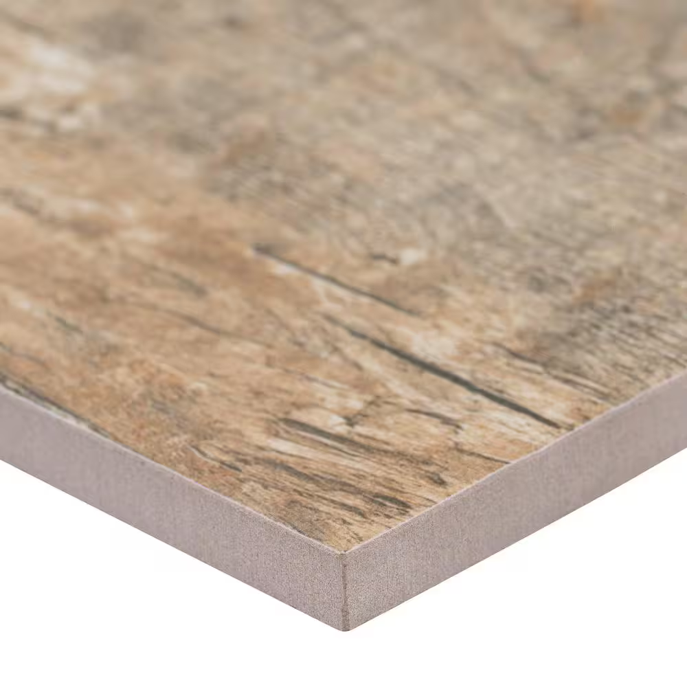 Redwood Natural 8x24 Matte Porcelain Floor and Wall Tile, NHDREDNAT6X36, 10mm, 6pcs, 62 lbs, 16sf, Retail: $5.29/sf, FINAL PRICE: $2.49/sf, $39.84 + Tax