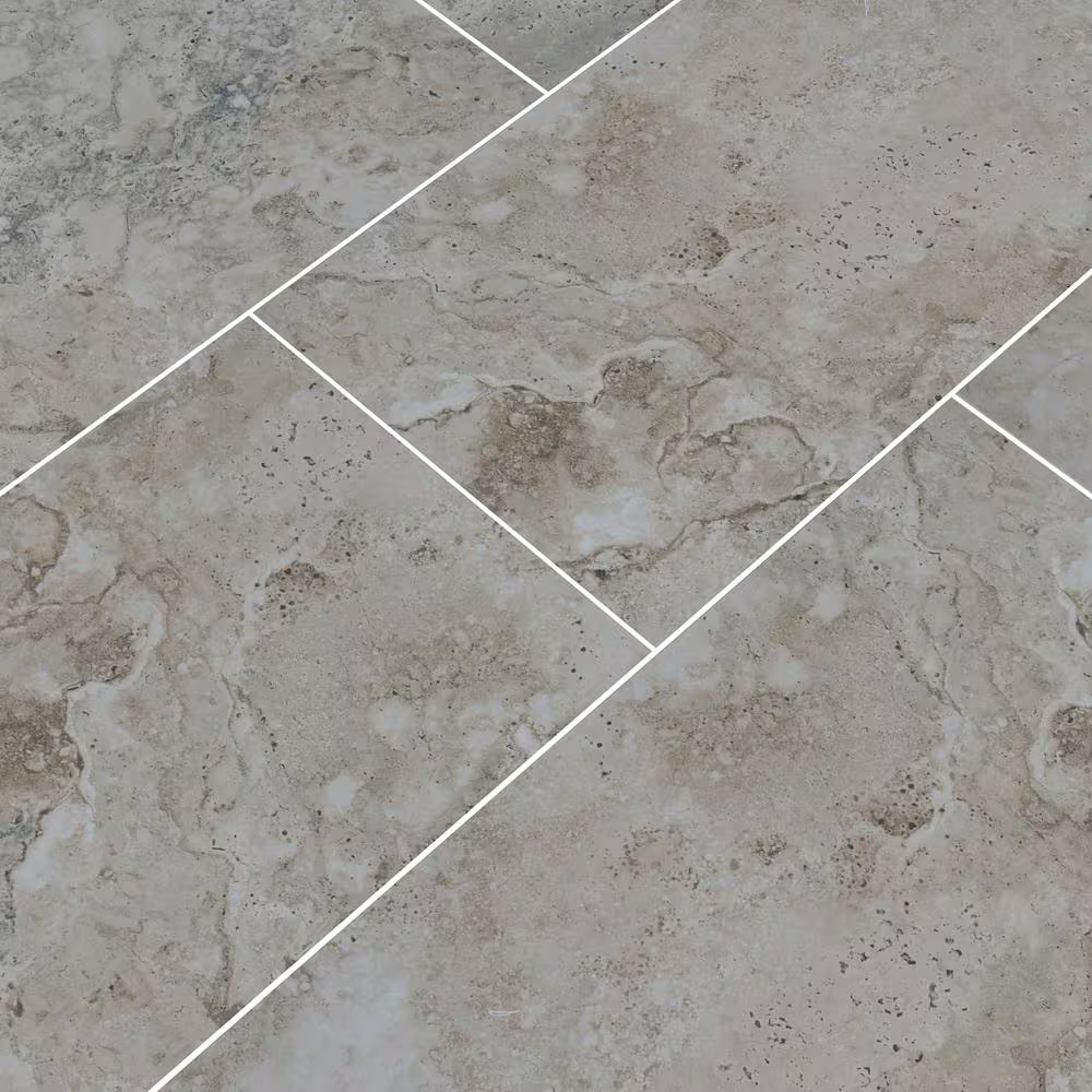Romagna Gray 12x24 Polished Porcelain Floor and Wall Tile, NHDROMGRAY1224P, 16sf, 8 pcs, 9mm, 72 lbs, FINAL PRICE: $0.99/sf, $15.84/box + Tax