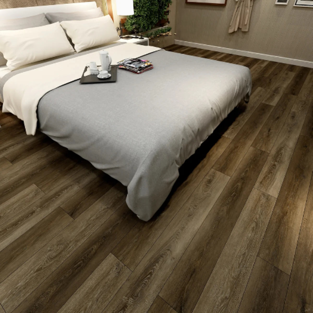 ** PALLET SALE ** Cyrus Barrel 7x48 Luxury Vinyl Plank Flooring,, 5mm, 12mil, 41lbs, 23.7sf, 10pcs
