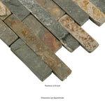 Rustique Interlocking 8x19 Mosaic, 10 sf/bx, 10 pcs/bx, 50 lbs/bx, FINAL PRICE: $3.99/pc, $39.90/ Box + TAX