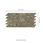 Rustique Interlocking 8x19 Mosaic, 10 sf/bx, 10 pcs/bx, 50 lbs/bx, FINAL PRICE: $3.99/pc, $39.90/ Box + TAX
