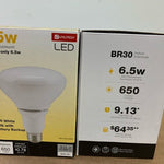 Utilitech 65W SOFT WHITE BR30 FLOOD 2PK, 0777485