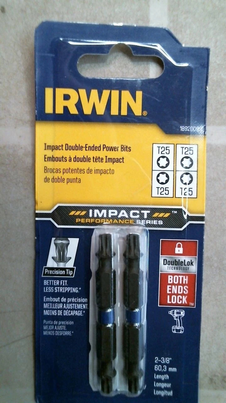 IRWIN 2-Piece 1/4-in x 2-3/8-in Torx Impact Driver Bit