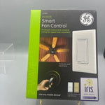 GE Z-Wave 3-Speed Wireless Rocker Fan Controls, Includes White and Almond Rockers 30878127301