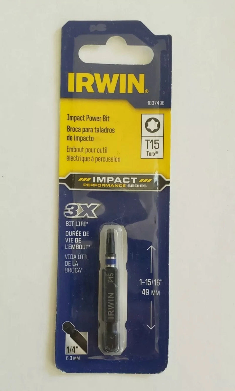 IRWIN 1/4-in x 1-15/16-in Torx Impact Driver Bit