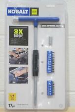 Kobalt 17-piece Steel Hex Shank Screwdriver Bit Set - #856863, MSRP: $24.98, Special Clearance