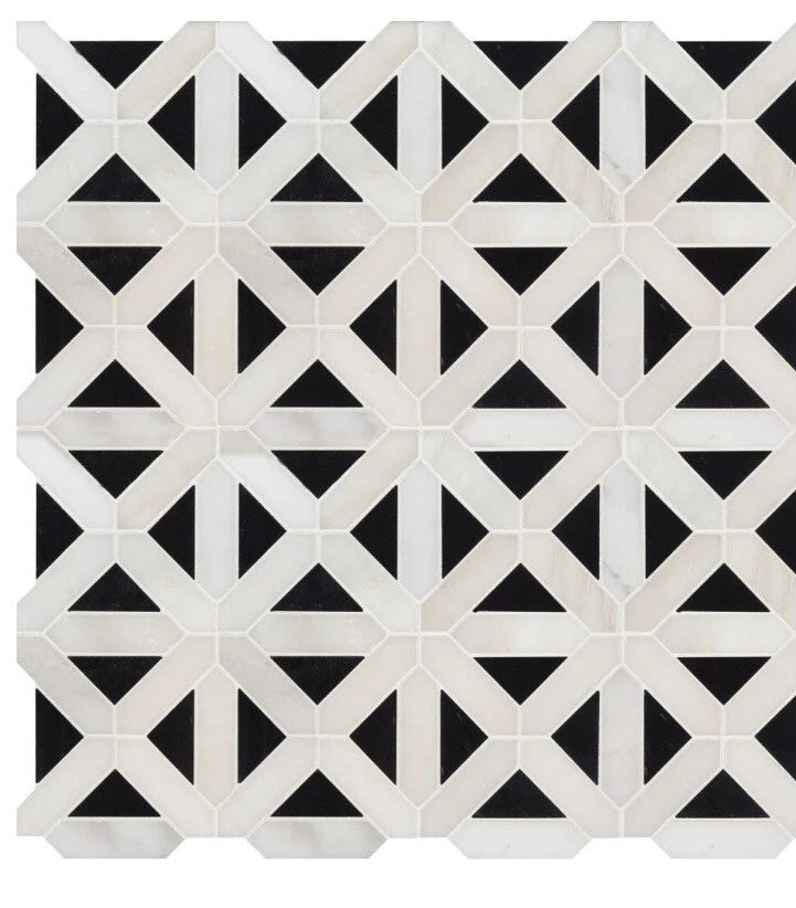 **PER PC** Reto Framework 12x12 Polished Mosaic, 10sf, 10 pcs, 45 lbs, FINAL PRICE: $6.99/pc, $69.90/box + Tax