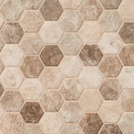 Sandhills 2-in Hexagon 12x12 Glass Mesh-Mounted Mosaic, GLS-SAND6MM, 14.7sf, 15 pcs, 45 lbs, FINAL PRICE: $6.99/pc, $102.26/box + Tax