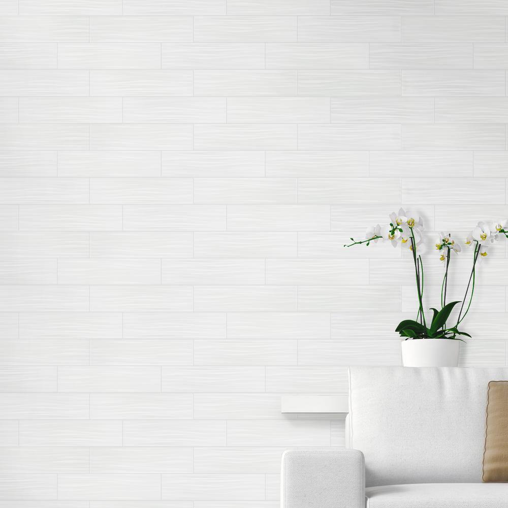 Sapheda Riptide Satin 4x16 Subway Matte Ceramic Wall Tile, NHDSAPRIP4X16, 6.35mm, 40pcs, 49.6 lbs, 17.76sf, Retail: $2.67sf // $47.34 bx, FINAL PRICE: $1.29 + Tax