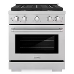 ZLINE KITCHEN & BATH Paramount 30-in Standard 4 burners Convection Oven Freestanding Dual Fuel Range (Satin Stainless Steel), SDRS30-A1 *JR2510, Retail: $3,299.99, FINAL PRICE: $1,999.99 + TAX