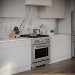 ZLINE KITCHEN & BATH Paramount 30-in Standard 4 burners Convection Oven Freestanding Dual Fuel Range (Satin Stainless Steel), SDRS30-A1 *JR2510, Retail: $3,299.99, FINAL PRICE: $1,999.99 + TAX