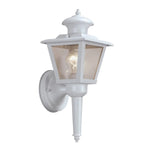 Portfolio 1-Light 13.43-in H Sand White Outdoor Wall Light Item, FY06-044-1 255323, Clearance: $2.99 + TAX