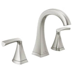 Delta Pierce Two Handle Widespread Bathroom Faucet in Spotshield Brushed Nickel, 35899LF-SP, MRSP: $292.1, FINAL PRICE: $ + TAX