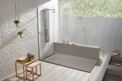 Acquabella St Duo Slate 60x32 Shower Tray in Snow White, 53024660 DUSL6032SW, Retail: $700.00, Final Price: $299.99 + Tax