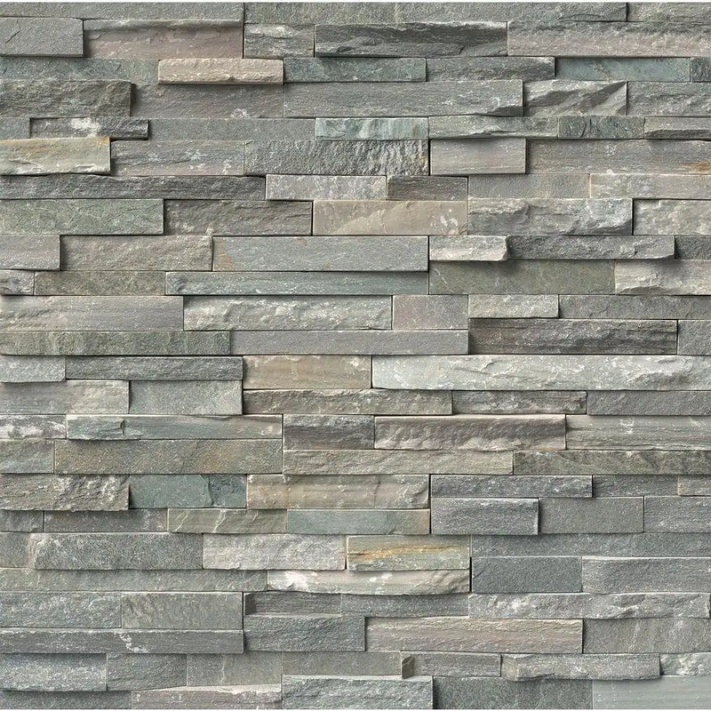 **PER BOX ** Sierra Blue Natural Stacked Stone Ledger Panels 6x24, 19mm, 44.6 lbs, 4sf, 4pcs, Loc: MT15-C