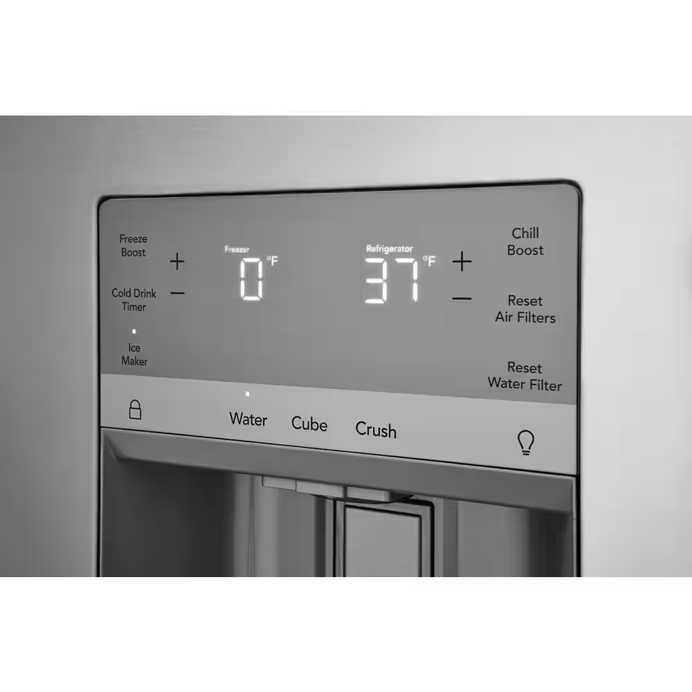 Frigidaire Gallery 27.8-cu ft French Door Refrigerator with Dual Ice Maker - Water and Ice Dispenser (Fingerprint Resistant Stainless Steel) ENERGY STAR - CLEARANCED