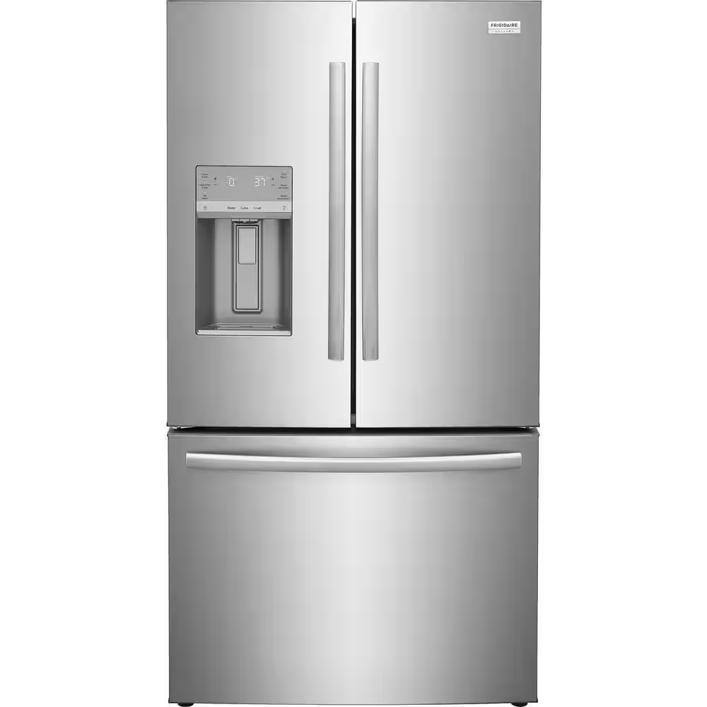 Frigidaire Gallery 27.8-cu ft French Door Refrigerator with Dual Ice Maker - Water and Ice Dispenser (Fingerprint Resistant Stainless Steel) ENERGY STAR - CLEARANCED