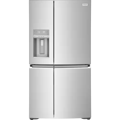 Frigidaire Gallery Counter-Depth 21.5-cu ft 4-Door French Door Refrigerator with Ice Maker - Water and Ice Dispenser (Fingerprint Resistant Stainless Steel) ENERGY STAR - CLEARANCED