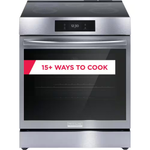 Ranges Frigidaire Gallery 30-in 5 burners 6.2-cu ft , Air Fry Convection Oven Slide-In Single Induction Range ( Fingerprint Resistant Stainless Steel )