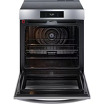 Ranges Frigidaire Gallery 30-in 5 burners 6.2-cu ft , Air Fry Convection Oven Slide-In Single Induction Range ( Fingerprint Resistant Stainless Steel )