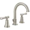 Delta Chamberlain Two Handle Widespread Bathroom Faucet in Spotshield Brushed Nickel, 35747LF-SP, MRSP: $235.7, FINAL PRICE: $ + TAX