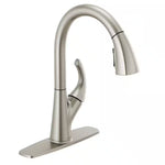 Peerless Parkwood Single Handle Pulldown Kitchen Faucet in Stainless Steel, P7935LF-SS, MSRP: $195.51, FINAL PRICE: $79.99 + TAX