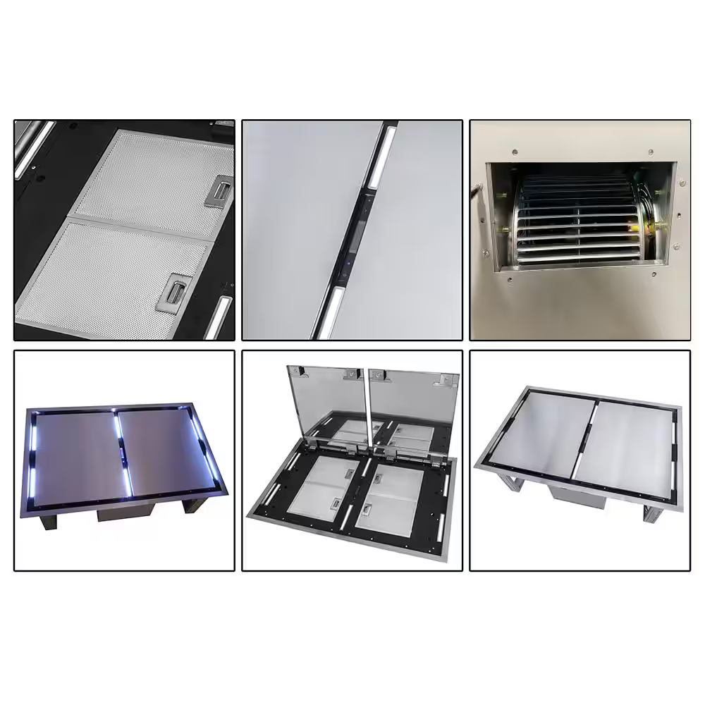 FORNO 44-in Ducted 1200-CFM Stainless Steel Wall-Mounted Range Hood, FRHRE5312-44 *JR2510, Retail: $1,699.00, FINAL PRICE: $999.99 + TAX