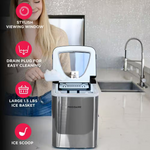 Frigidaire 26-lb Ice Per day Bullet Countertop Ice Maker (Stainless), EFIC149-SS *JR2510, Retail: $129.99, FINAL PRICE: $59.99 + TAX