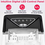 Frigidaire 26-lb Ice Per day Bullet Countertop Ice Maker (Stainless), EFIC149-SS *JR2510, Retail: $129.99, FINAL PRICE: $59.99 + TAX