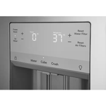 Frigidaire Standard-Depth 27.8-cu ft 3-Door 36-in French Door Refrigerator with Ice Maker with Water and Ice Dispenser (Stainless Steel), FRFS2823AS *JR2512, Retail: $3,049.00, FINAL PRICE: $1,199.99 + TAX