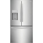 Frigidaire Standard-Depth 27.8-cu ft 3-Door 36-in French Door Refrigerator with Ice Maker with Water and Ice Dispenser (Stainless Steel), FRFS2823AS *JR2512, Retail: $3,049.00, FINAL PRICE: $1,199.99 + TAX
