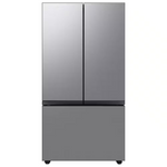 Samsung Bespoke 30.1-cu Smart French Door Refrigerator w/Ice Maker & Water Dispenser and Door within Door (Fingerprint Resistant Stainless Steel- All Panels) ENERGY STAR, CLEARANCED