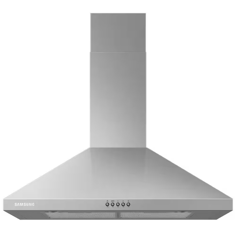 Samsung 30-in Convertible 390-CFM 5000 series Wall-Mounted Range Hood with Charcoal Filter (Stainless Steel), NK30R5000WS *JR2510, Retail: $599.00, FINAL PRICE: $299.99 + TAX